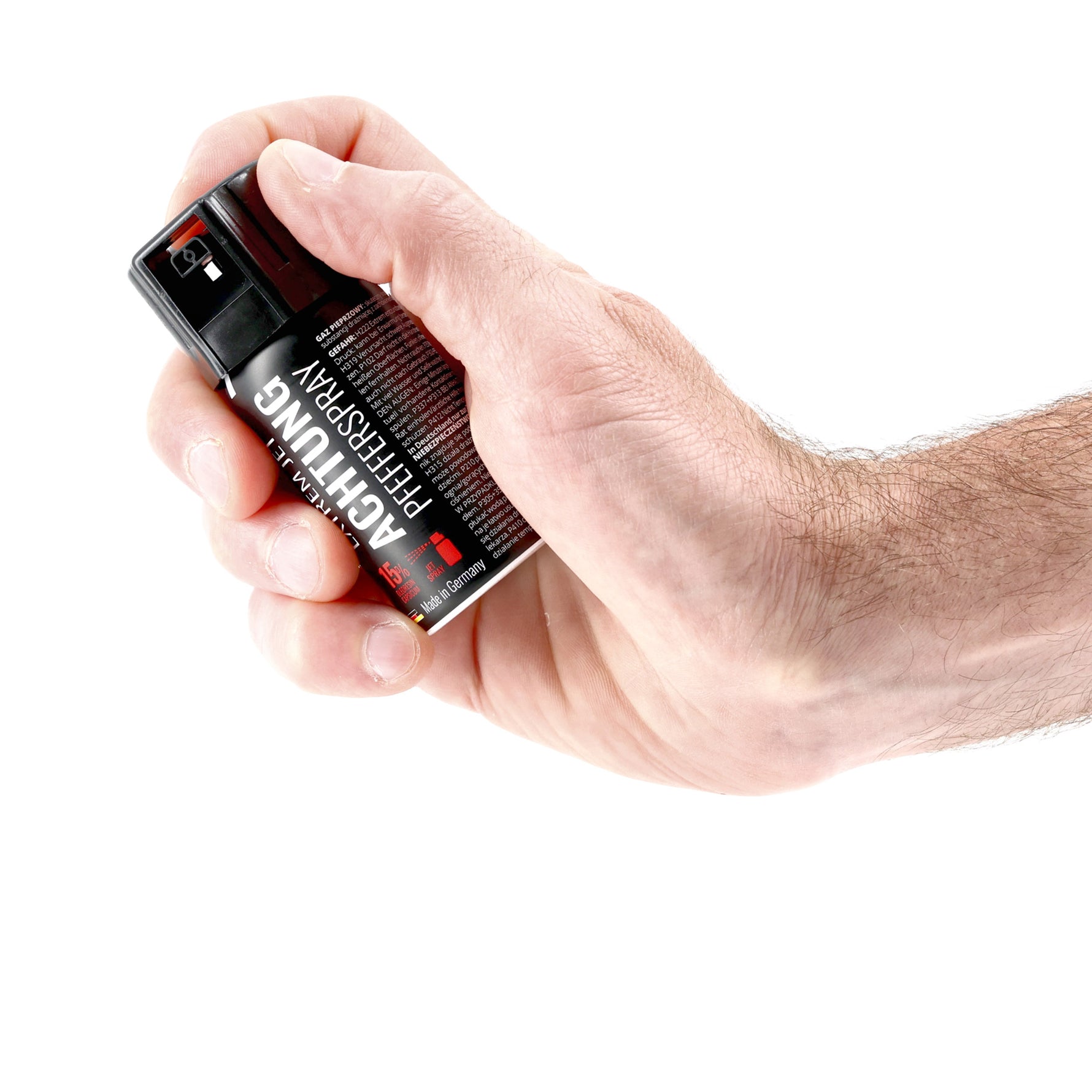 Gaz pieprzowy Achtung eXtrem Jet 15% OC 40 ml + 2 chusteczki dekontaminacyjne