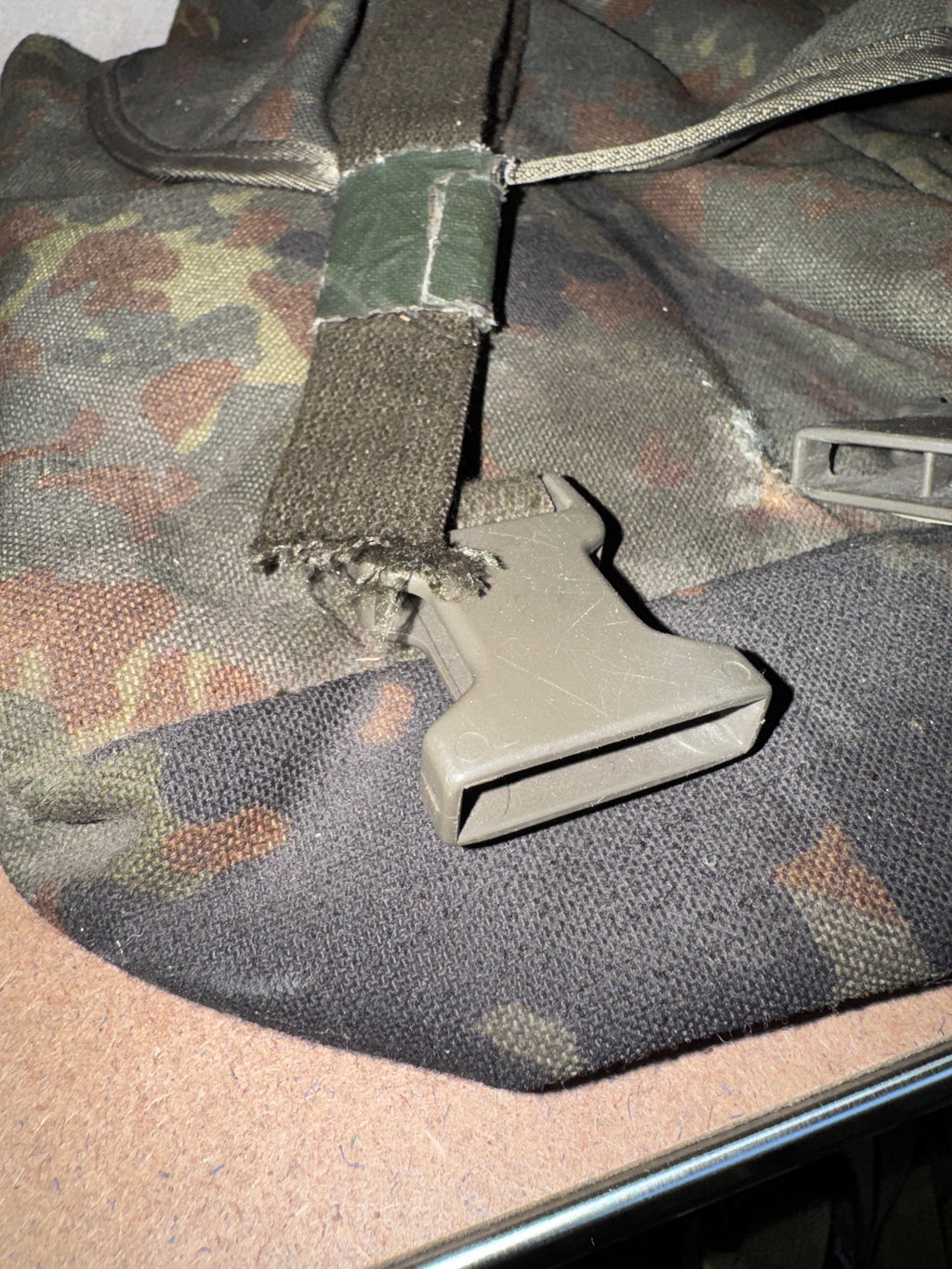 Torba wojskowa chlebak Flecktarn Bundeswehr - st. uzywany