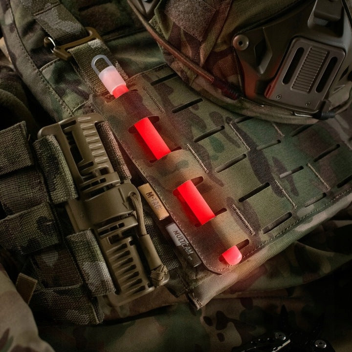 M-Tac Oświetlenie Chemiczne Na Biwak Kemping Wojskowe 15 Cm Red