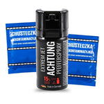 Gaz pieprzowy Achtung eXtrem Jet 15% OC 40 ml + 2 chusteczki dekontaminacyjne