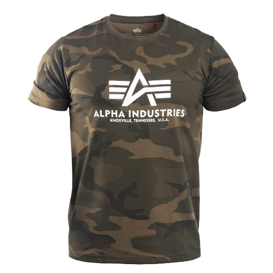 Koszulka Alpha Industries Basic Olive Camo