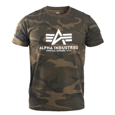 Koszulka Alpha Industries Basic Olive Camo