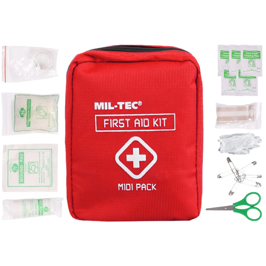 Apteczka Mil-Tec midi czerwona