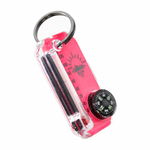 Sun Co. Therm-O-Compass Neon – brelok z termometrem i kompasem (różowy)
