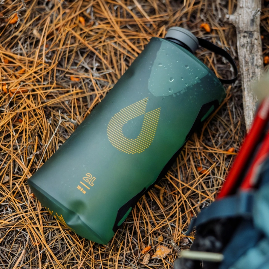 Bukłak na wodę składany HydraPak Seeker Bottle 2 l sage green