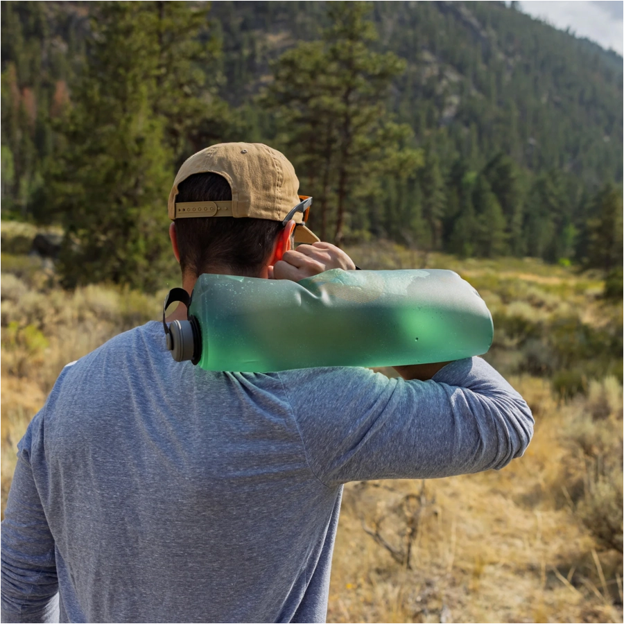 Bukłak na wodę składany HydraPak Seeker Bottle 2 l sage green