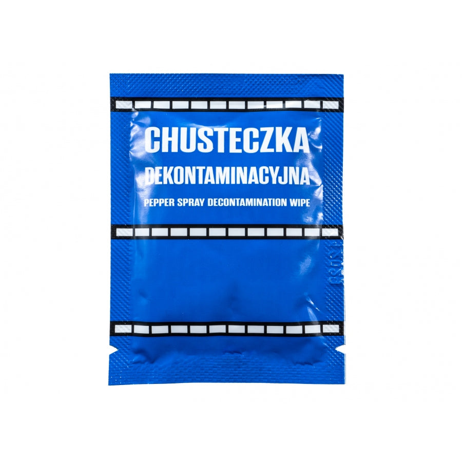 Chusteczka dekontaminacyjna do neutralizacji gazu pieprzowego OC / CS / CN