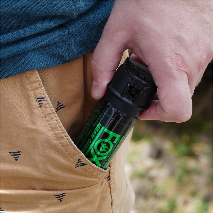 Gaz Pieprzowy Fox Labs Mean Green 6% OC 43 ml Stożek 5 m