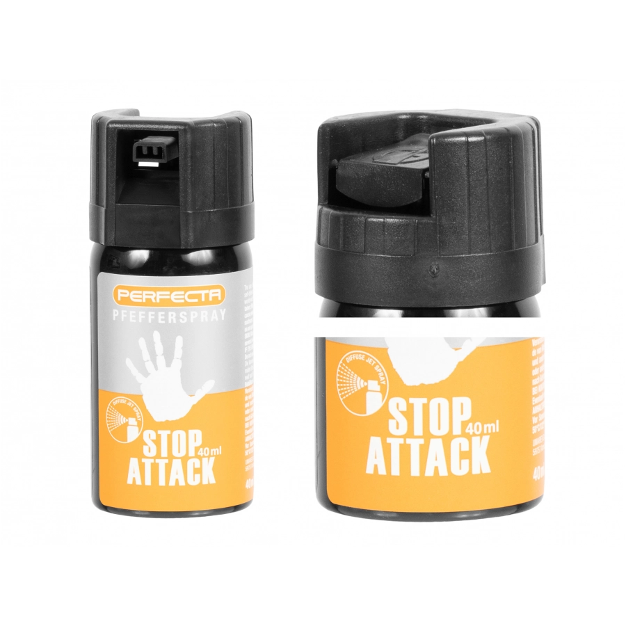 Gaz pieprzowy Perfecta Stop Attack stożek 40 ml