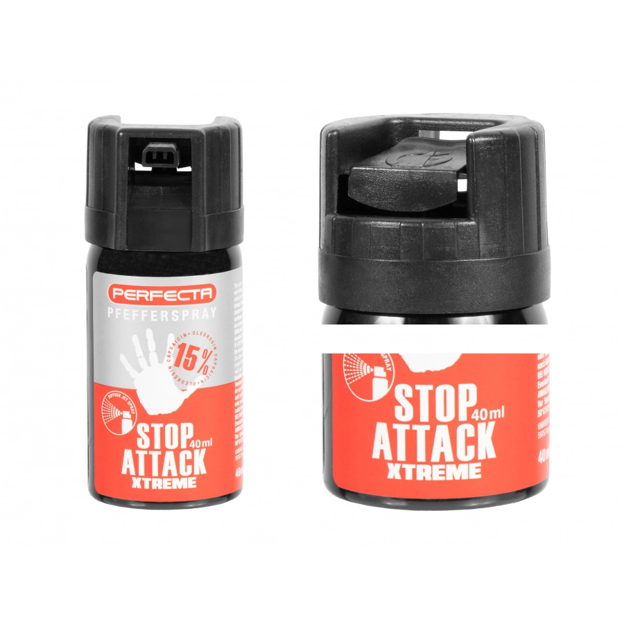 Perfecta Stop Attack Xtreme gaz pieprzowy stożek 40 ml