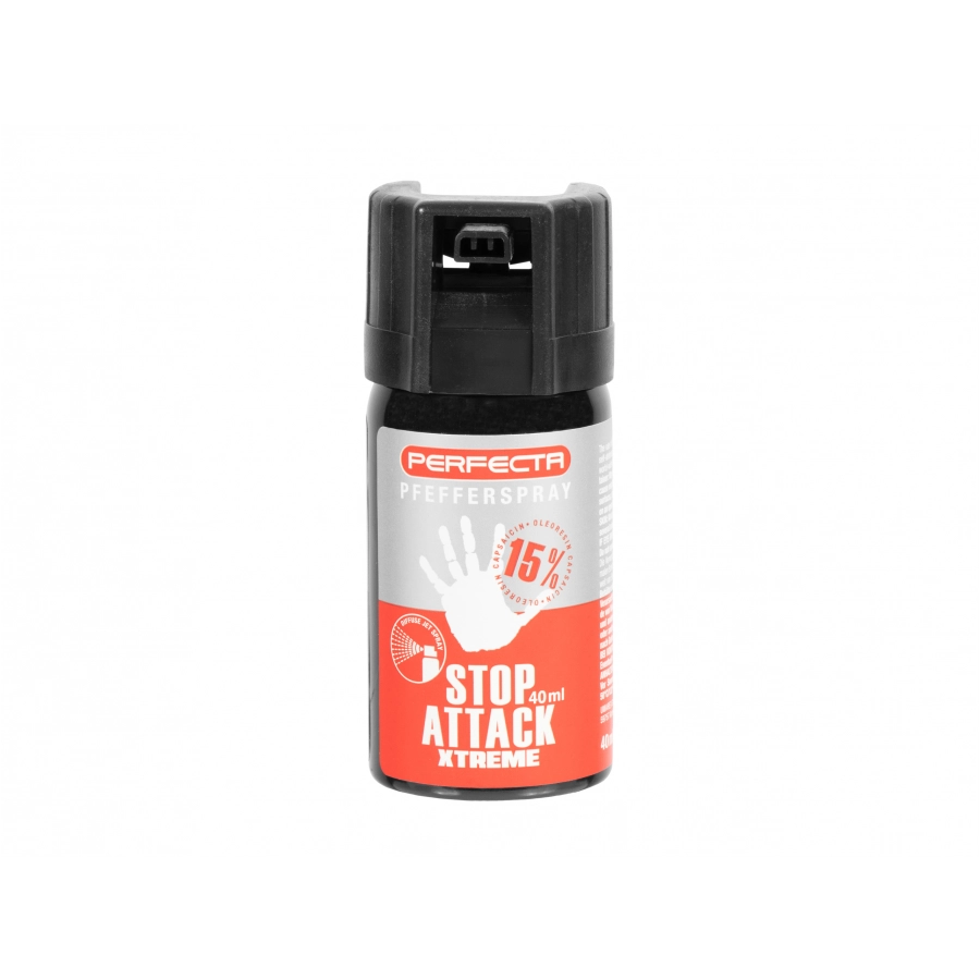 Perfecta Stop Attack Xtreme gaz pieprzowy stożek 40 ml