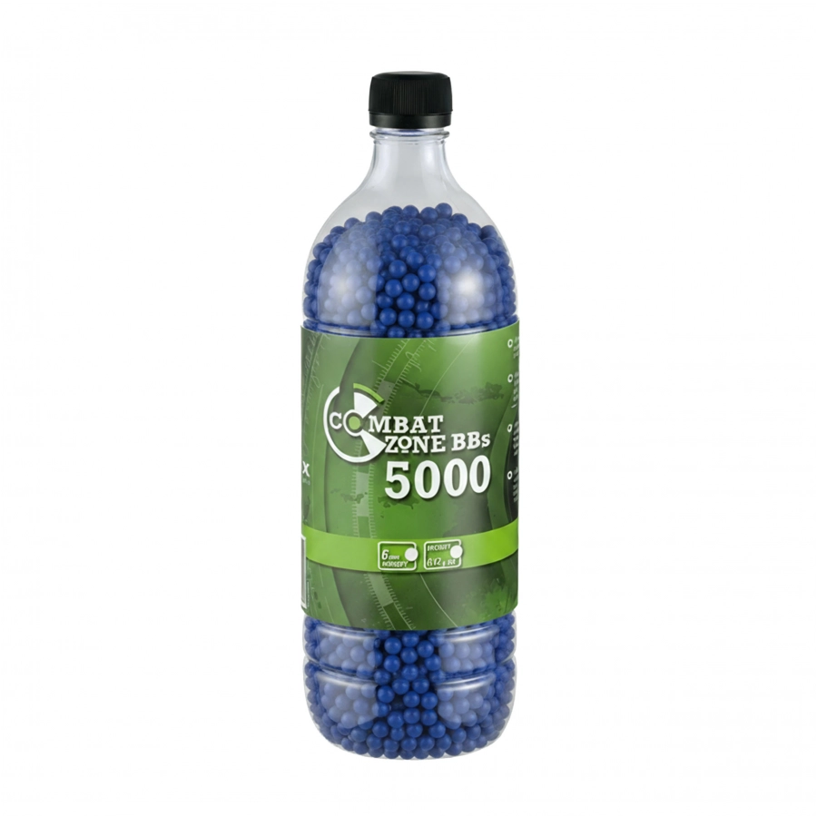 Kulki BB Combat Zone Basic 0,12 g 6 mm 5000 szt. niebieskie