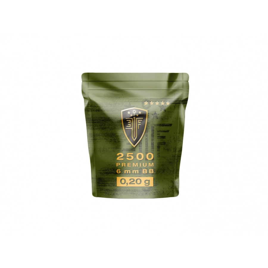 Kulki BB Elite Force Premium 6 mm 0,20 g 2500 szt.