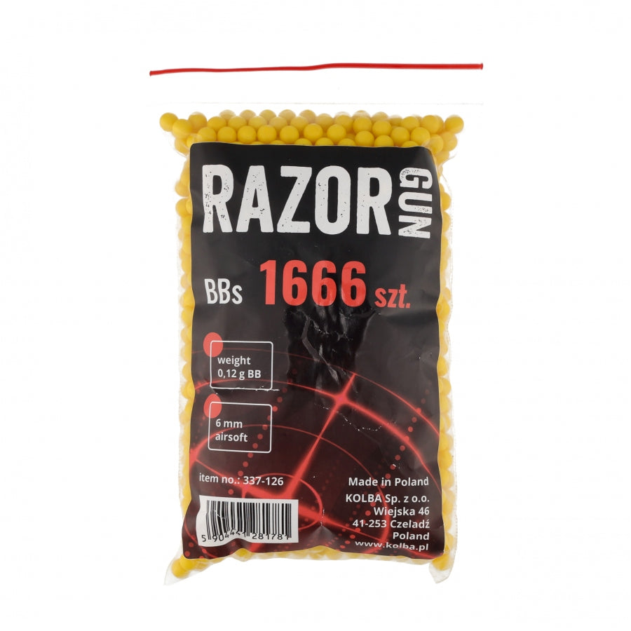 Kulki ASG RazorGun 0,12 g 6 mm 1666 szt.