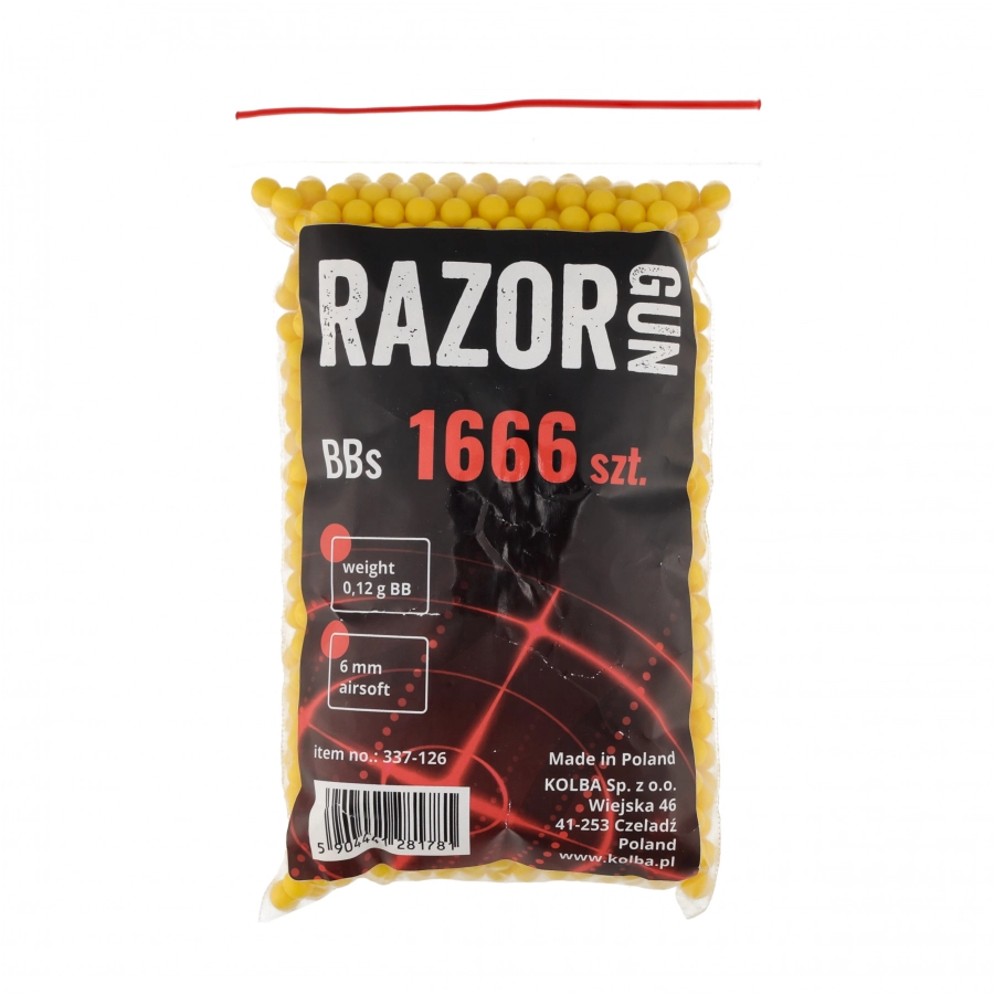 RGun Kulki BB do ASG 0,12 g 200 g (ok. 1666 szt.)