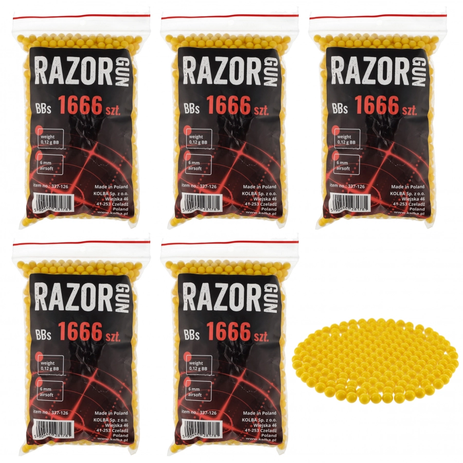 RGun Kulki BB do ASG 0,12 g 200 g (ok. 1666 szt.)