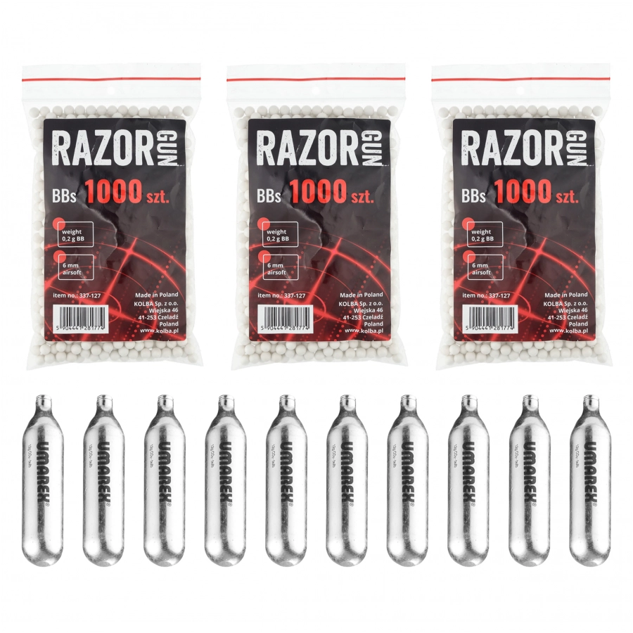 Kulki BB do ASG RGun 0,20 g 200 g / ok. 1000 szt.