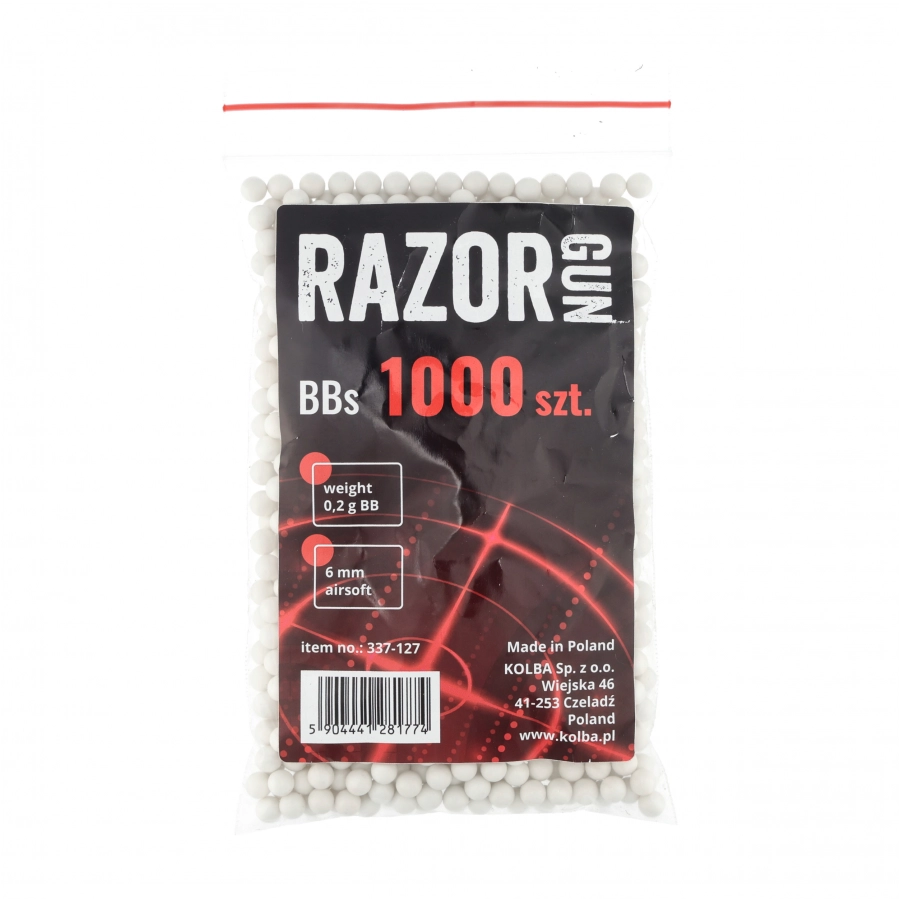 Kulki BB do ASG RGun 0,20 g 200 g / ok. 1000 szt.