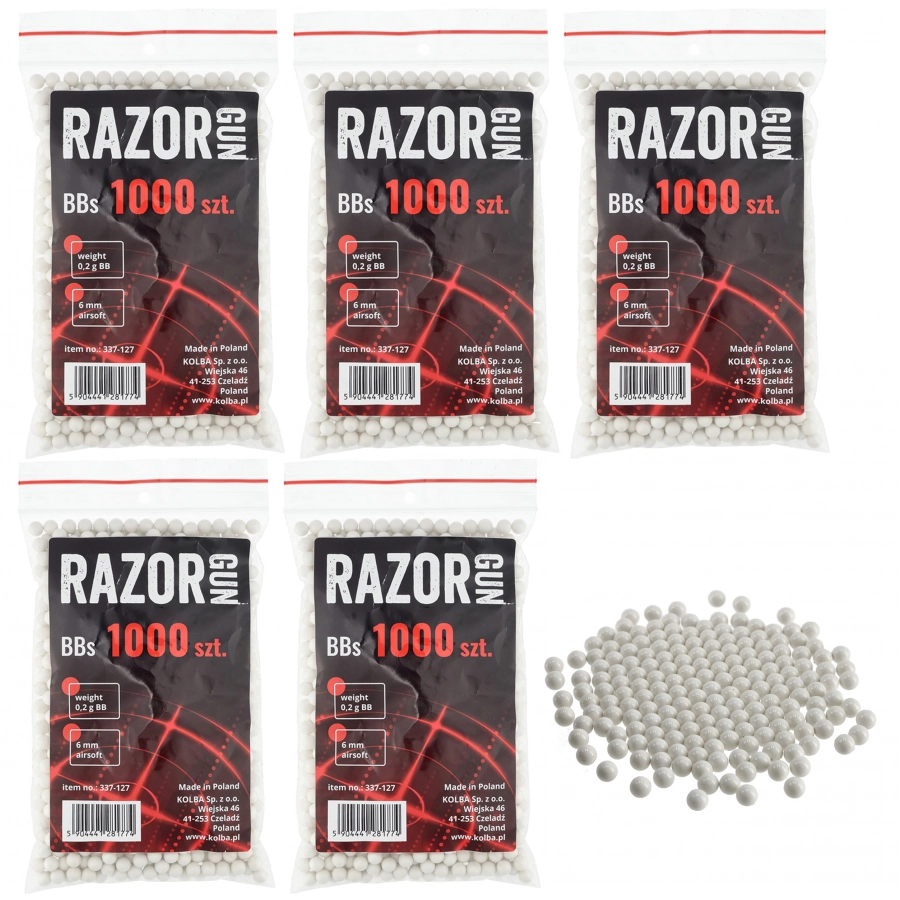 Kulki BB do ASG RGun 0,20 g 200 g / ok. 1000 szt.