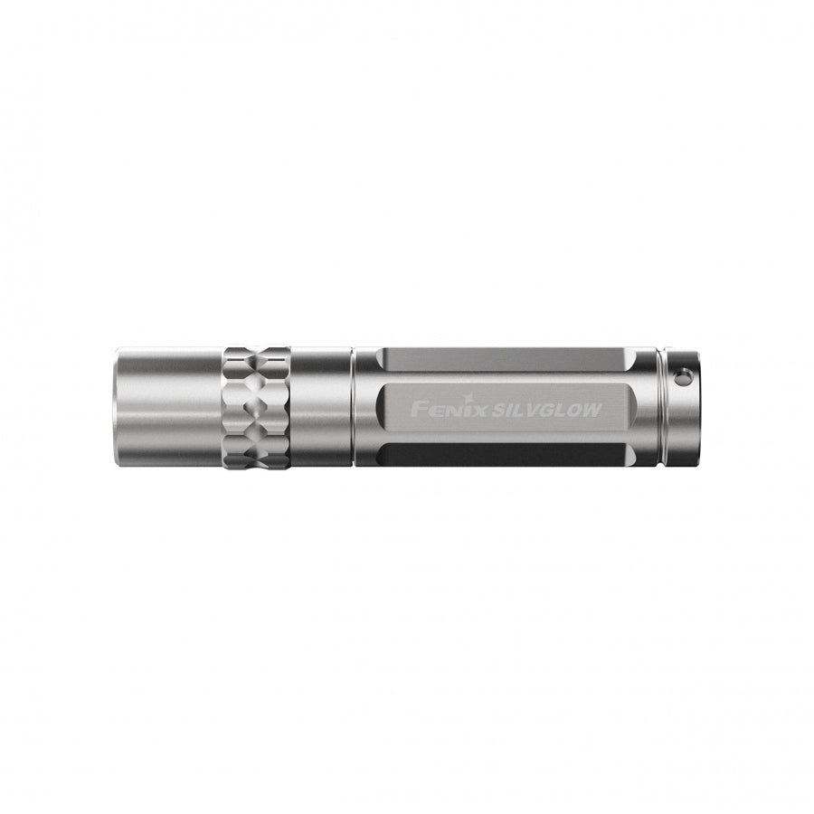 Latarka EDC Fenix SilvGlow stalowa - 100 lm