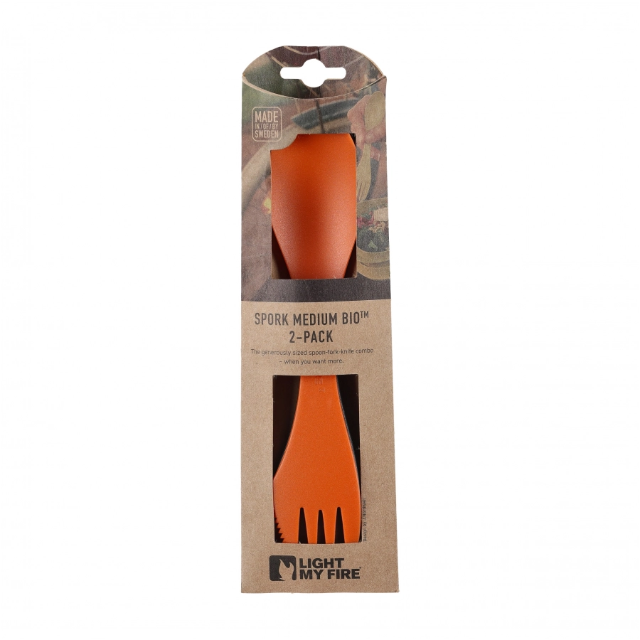 Łyżkowidelec Light My Fire Spork Medium pomarańczowo-czarny