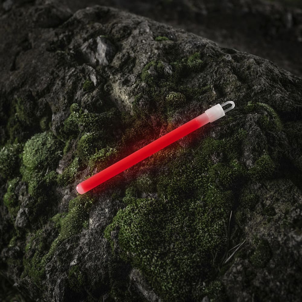 M-Tac Oświetlenie Chemiczne Na Biwak Kemping Wojskowe 15 Cm Red