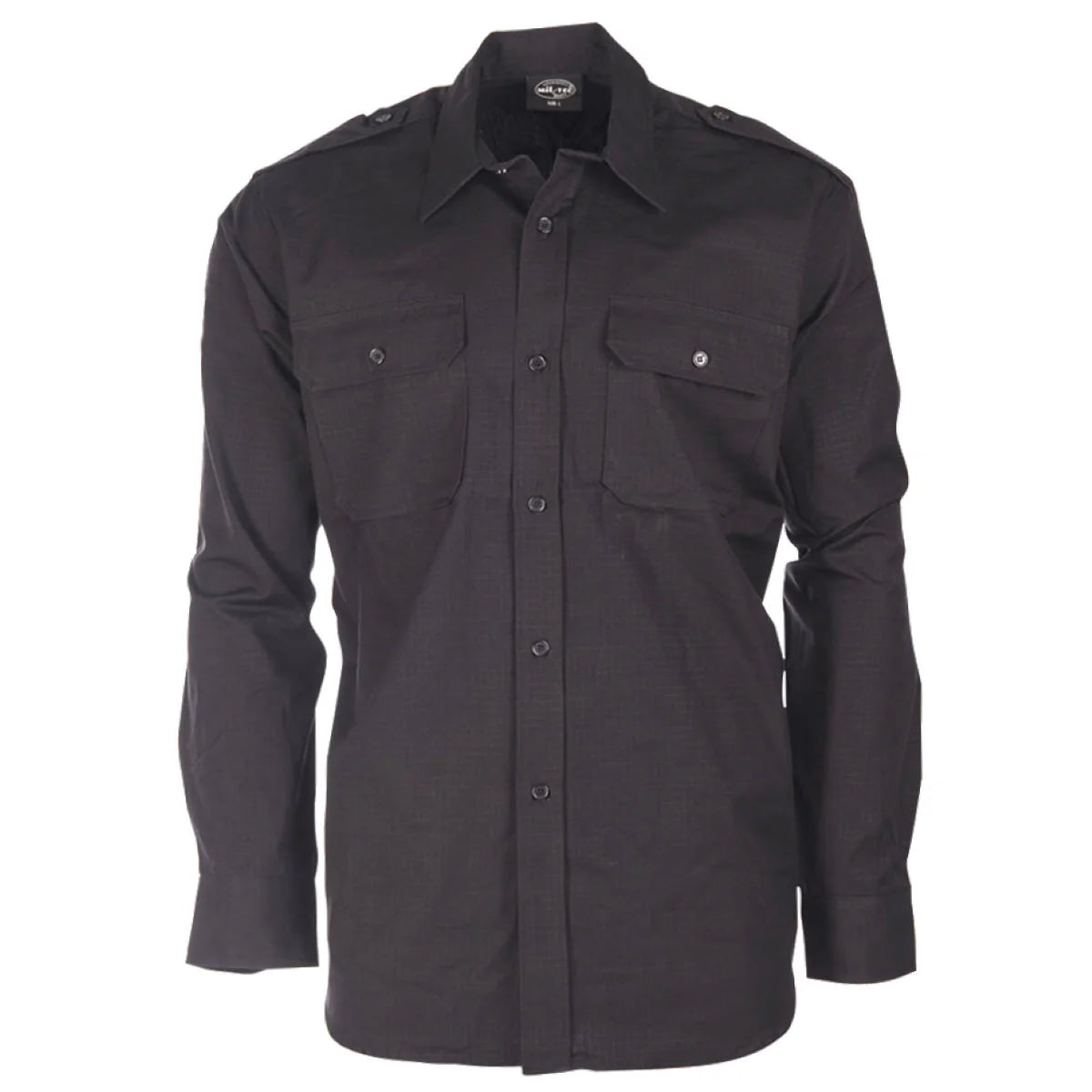 Koszula Mil-Tec RipStop Long Sleeve Black