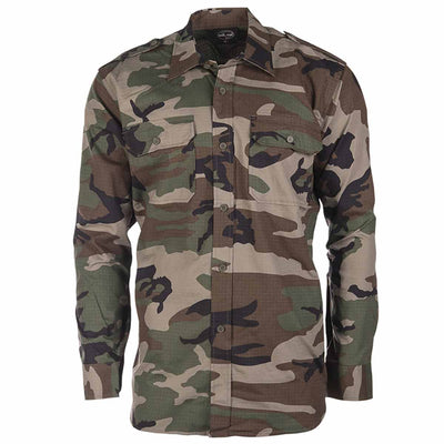 Koszula Mil-Tec RipStop Long Sleeve Woodland