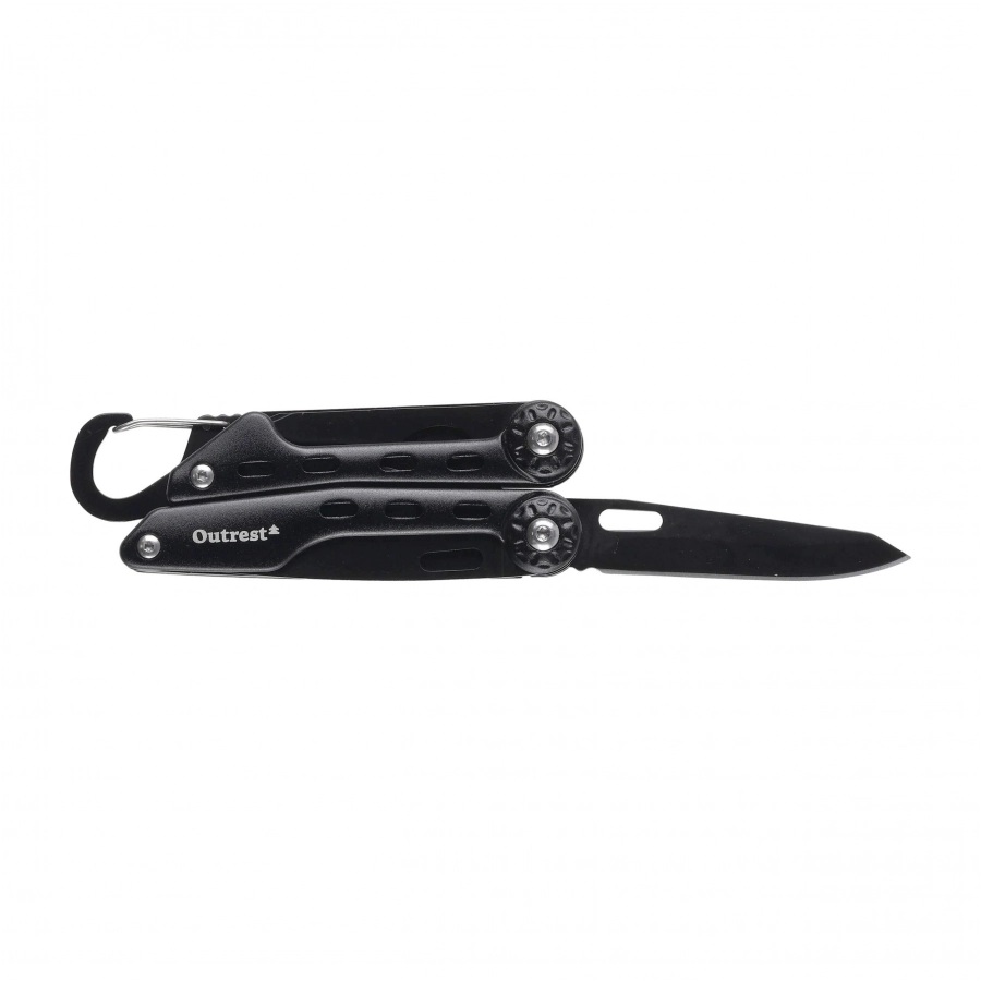 Outrest Trekker — multitool 8 narzędzi czarny