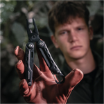 Outrest Trekker — multitool 8 narzędzi czarny