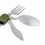 Niezbędnik turystyczny składany Outrest Pocket Meal 4w1 (oliwkowy)