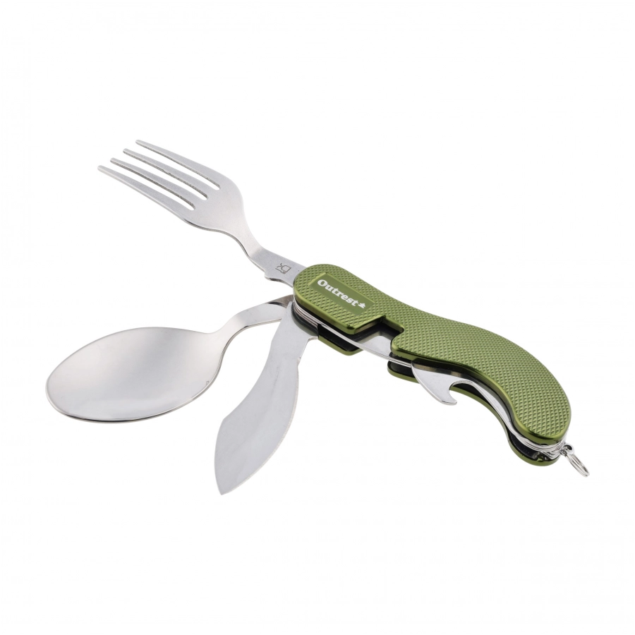 Niezbędnik turystyczny składany Outrest Pocket Meal 4w1 (oliwkowy)