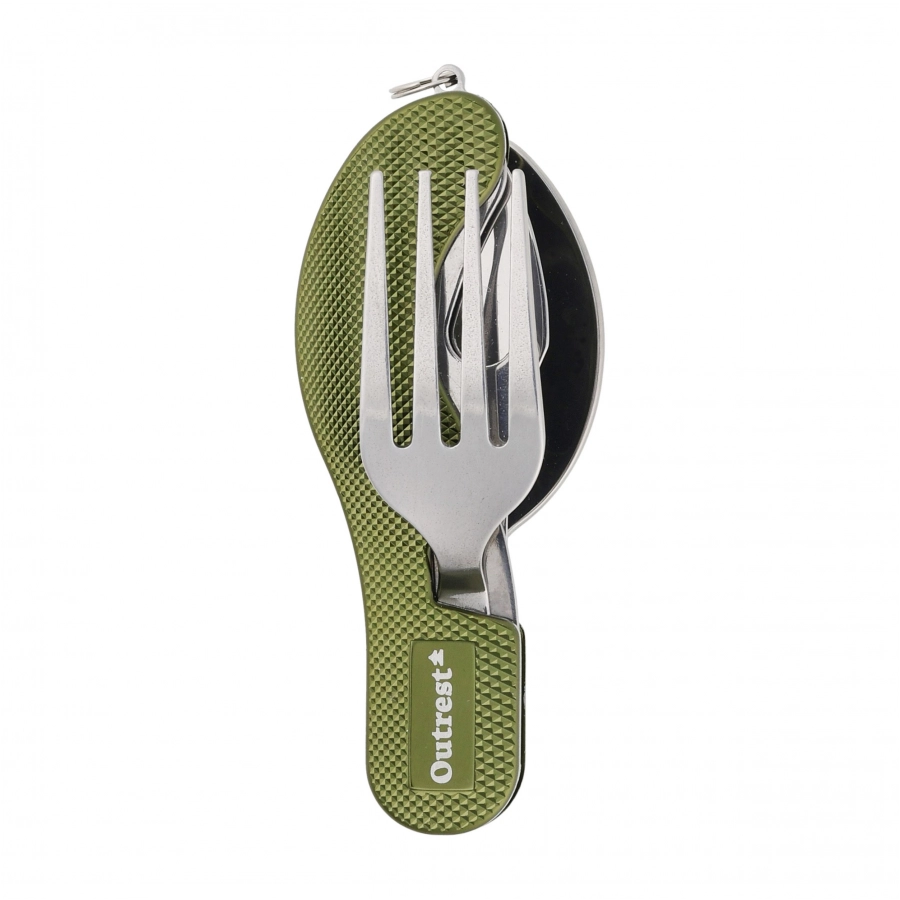 Niezbędnik turystyczny składany Outrest Pocket Meal 4w1 (oliwkowy)