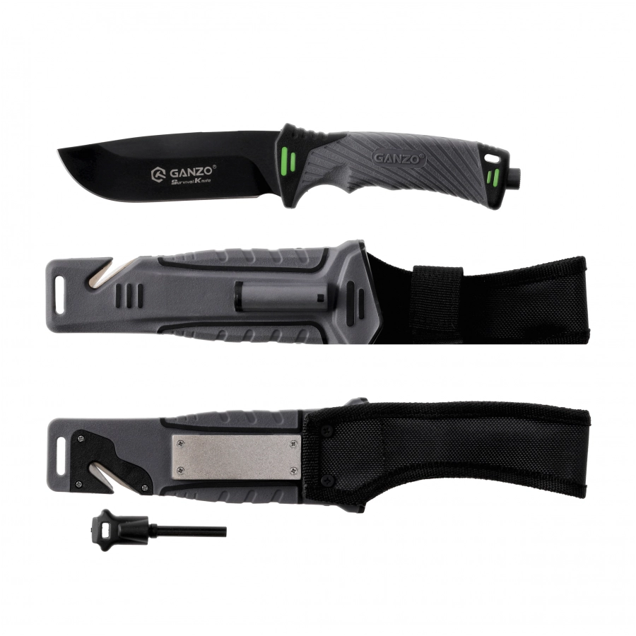Ganzo / Firebird Nóż bushcraft G8012-GY