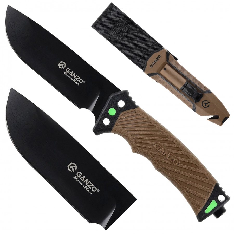 Ganzo / Firebird G8012V2-DY nóż bushcraft
