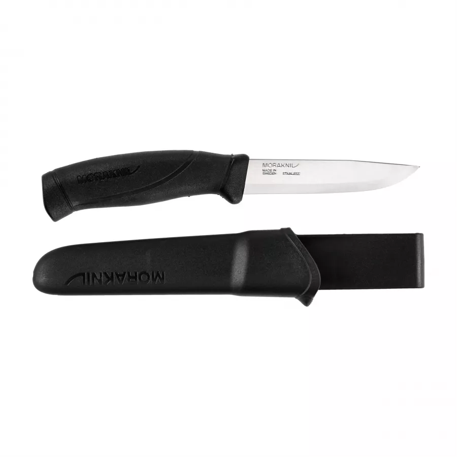 Morakniv Companion czarny — stal nierdzewna 12C27