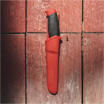 Morakniv Companion czerwony stal nierdzewna