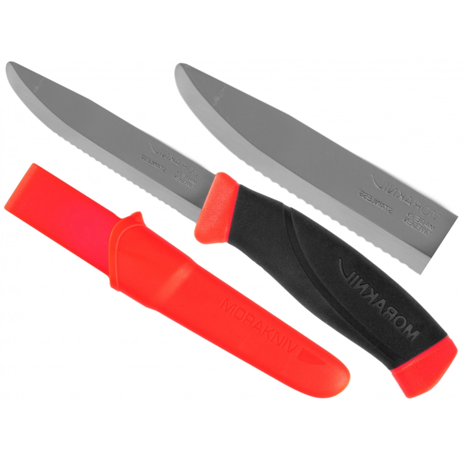 Nóż Morakniv Companion F Rescue czerwony stal nierdzewna