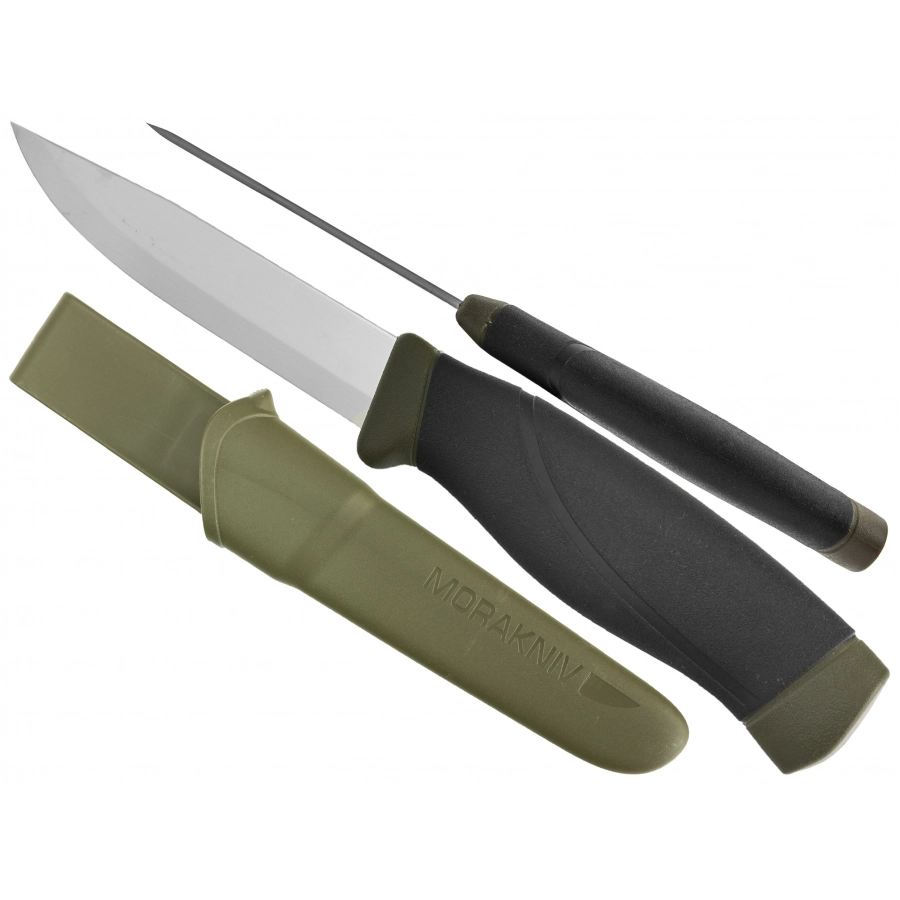 Morakniv Companion MG Heavy Duty oliwkowy stal węglowa