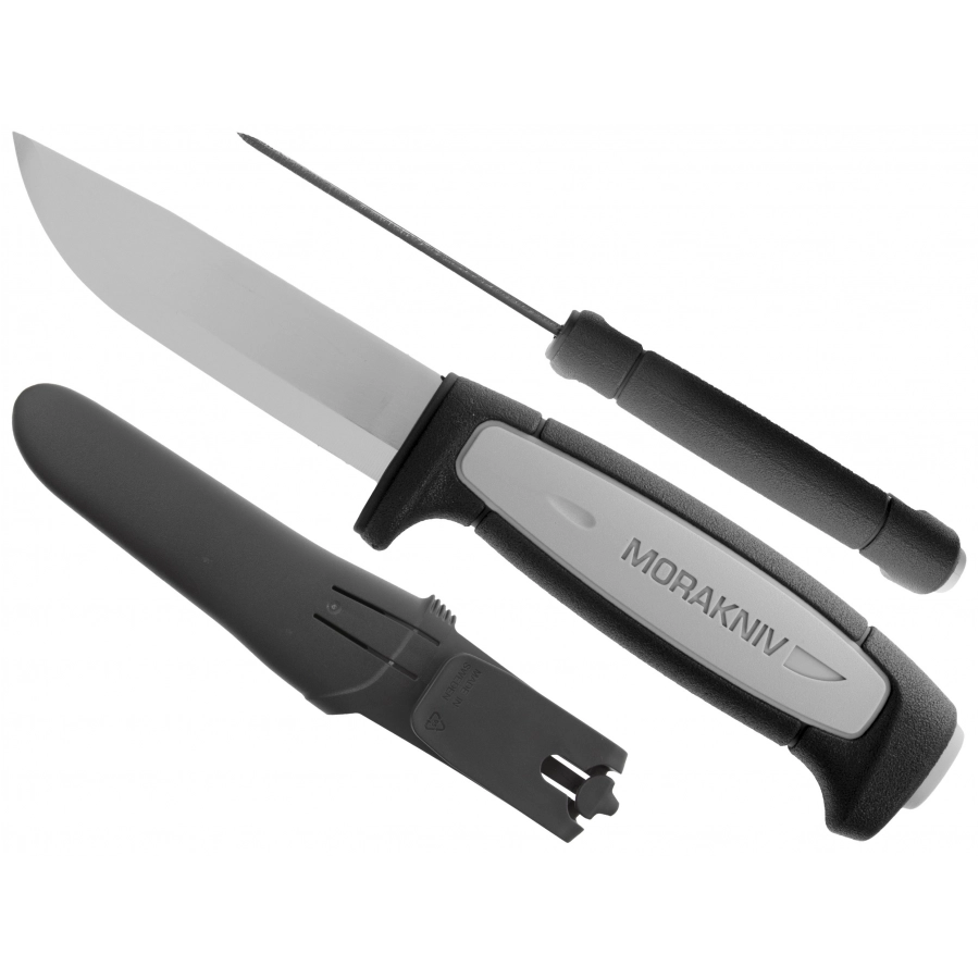 Nóż Morakniv Craft Pro Robust czarno-szary stal węglowa
