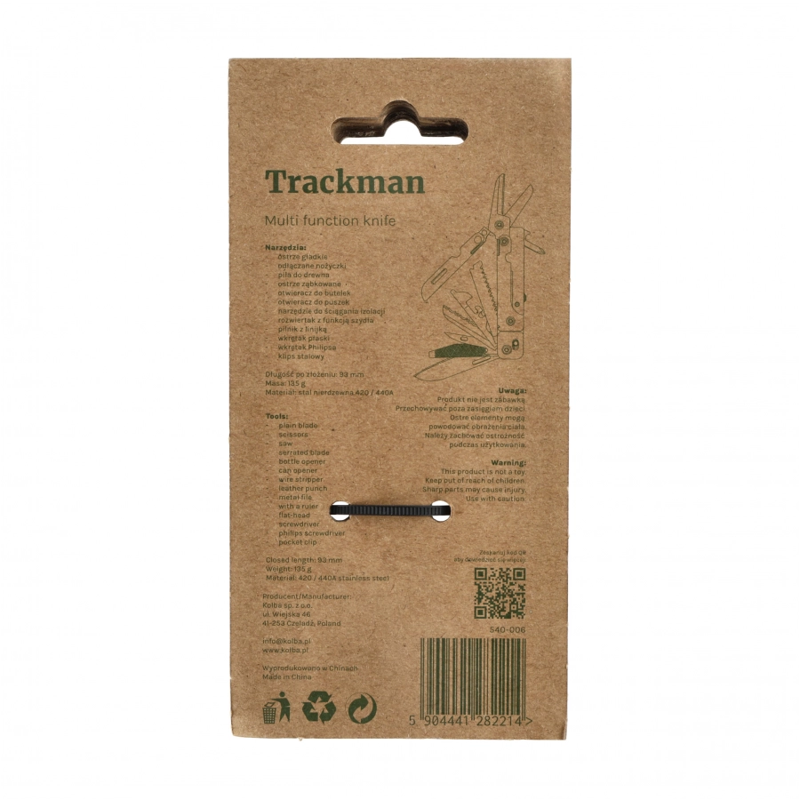 Nóż wielofunkcyjny Outrest Trackman