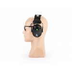 Ochronniki słuchu aktywne RealHunter ACTiVE Pro czarne + okulary
