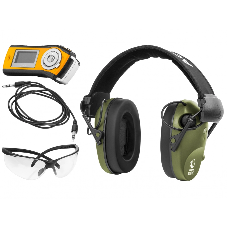 RealHunter ACTiVE PRO oliwkowe + okulary Protect