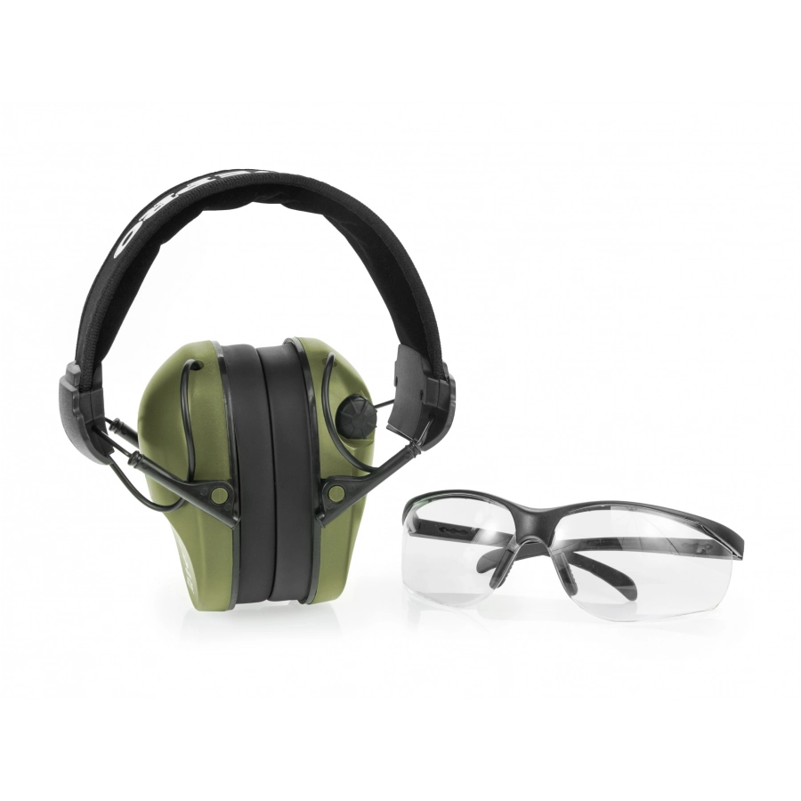 RealHunter ACTiVE PRO oliwkowe + okulary Protect