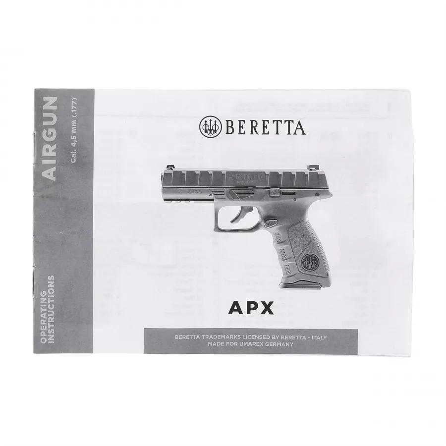 Beretta APX black 4,5 mm BB CO2