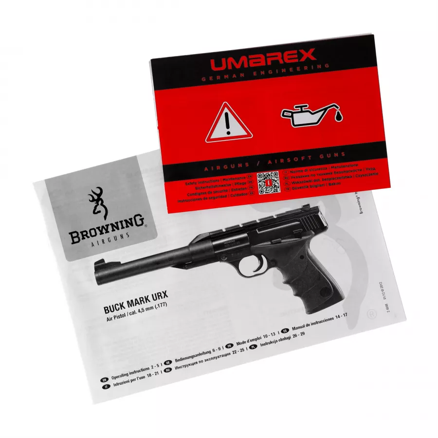 Browning Buck Mark URX 4,5 mm Diabolo — pistolet wiatrówka