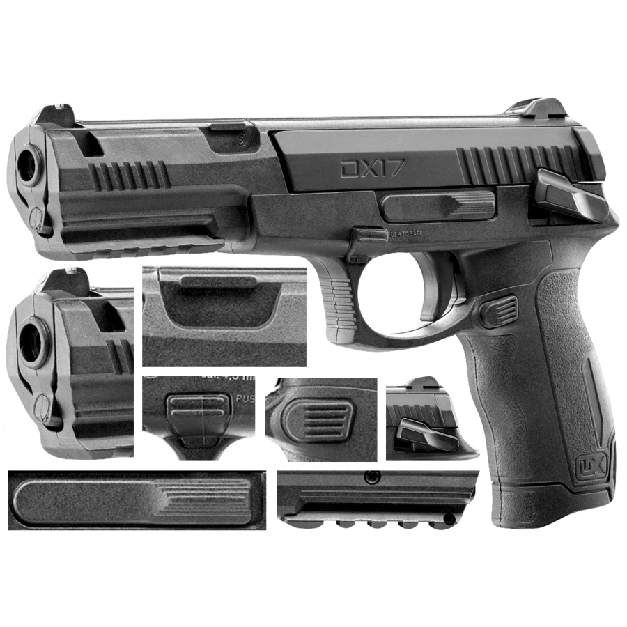 Umarex DX17 4,5 mm — pistolet wiatrówka