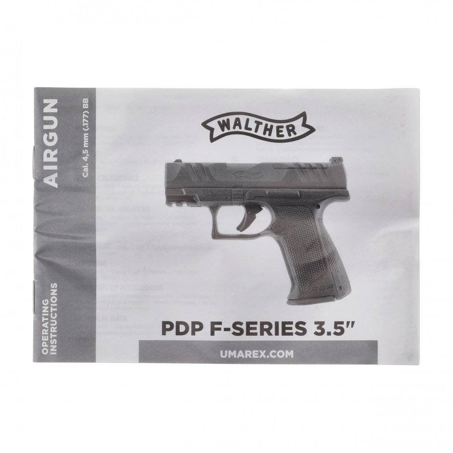 Walther PDP F-serie 3,5" 4,5 mm BB CO2 < 3 J