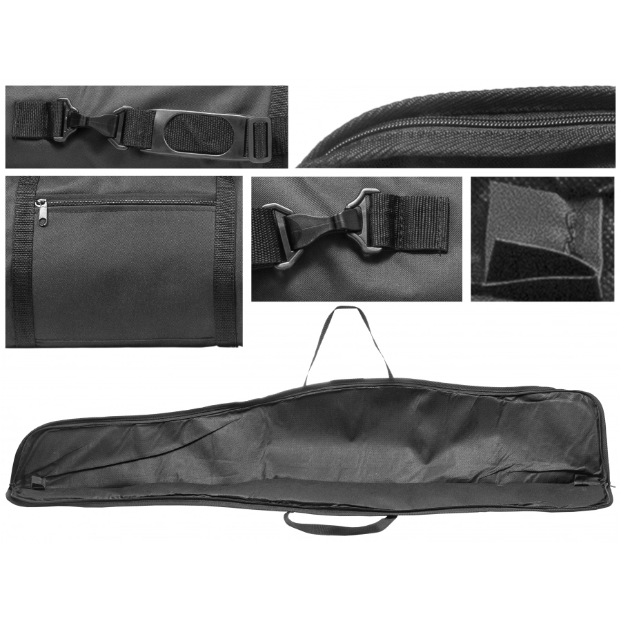 NN Pokrowiec soft 120 cm 1 kieszeń czarny