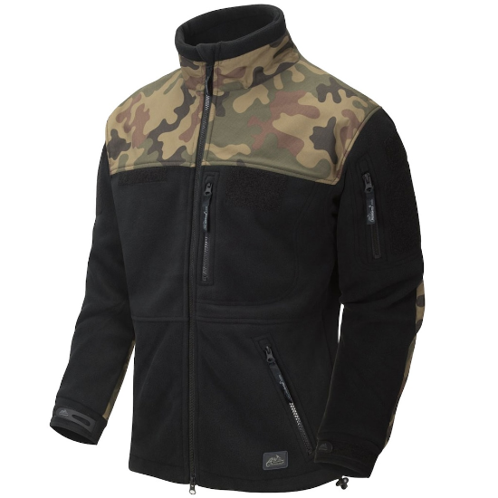 Polar Helikon-Tex Infantry Duty Fleece Jacket Black / PL Woodland wz.93